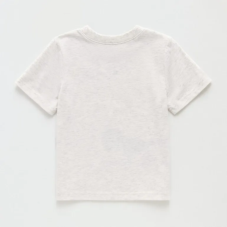 Okie Dokie Toddler & Little Boys Crew Neck Short Sleeve Regular Fit Graphic T-Shirt