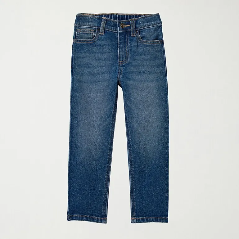 Okie Dokie Toddler & Little Boys Adjustable Waist Straight Leg Jean