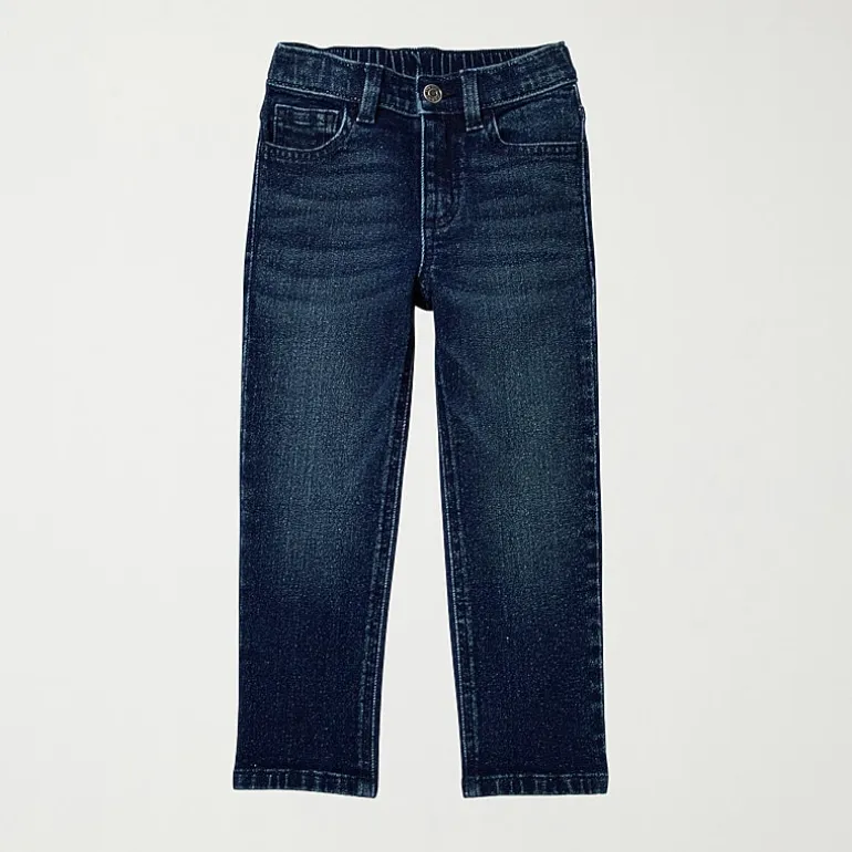 Okie Dokie Toddler & Little Boys Adjustable Waist Straight Leg Jean