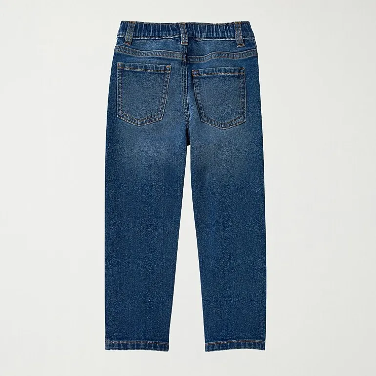 Okie Dokie Toddler & Little Boys Adjustable Waist Straight Leg Jean