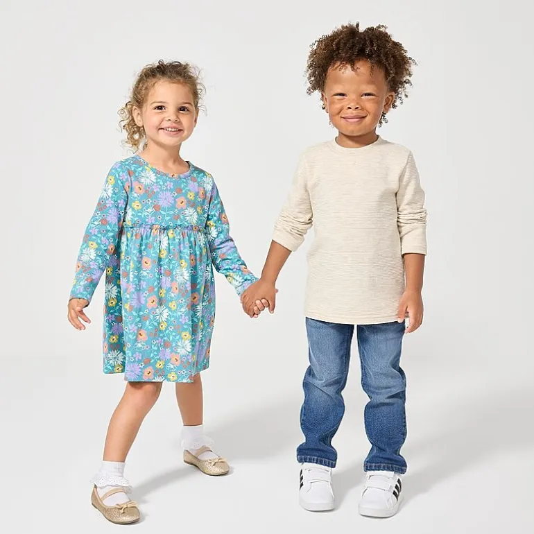 Okie Dokie Toddler & Little Boys Adjustable Waist Straight Leg Jean