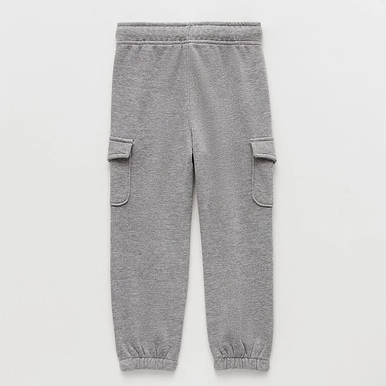Okie Dokie Toddler & Little Boys Cinched Regular Fit French Terry Pull-On Pant