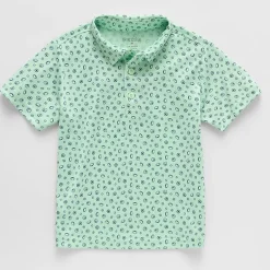 Okie Dokie Toddler & Little Boys Short Sleeve Regular Fit Moisture Wicking Polo Shirt