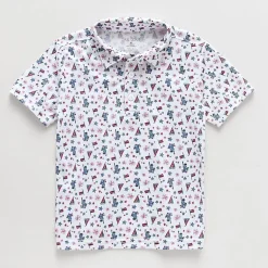 Okie Dokie Toddler & Little Boys Short Sleeve Regular Fit Moisture Wicking Polo Shirt