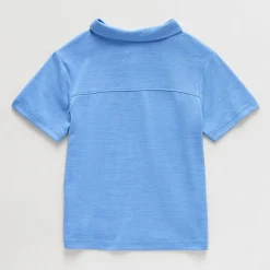 Okie Dokie Toddler & Little Boys Short Sleeve Regular Fit Moisture Wicking Polo Shirt