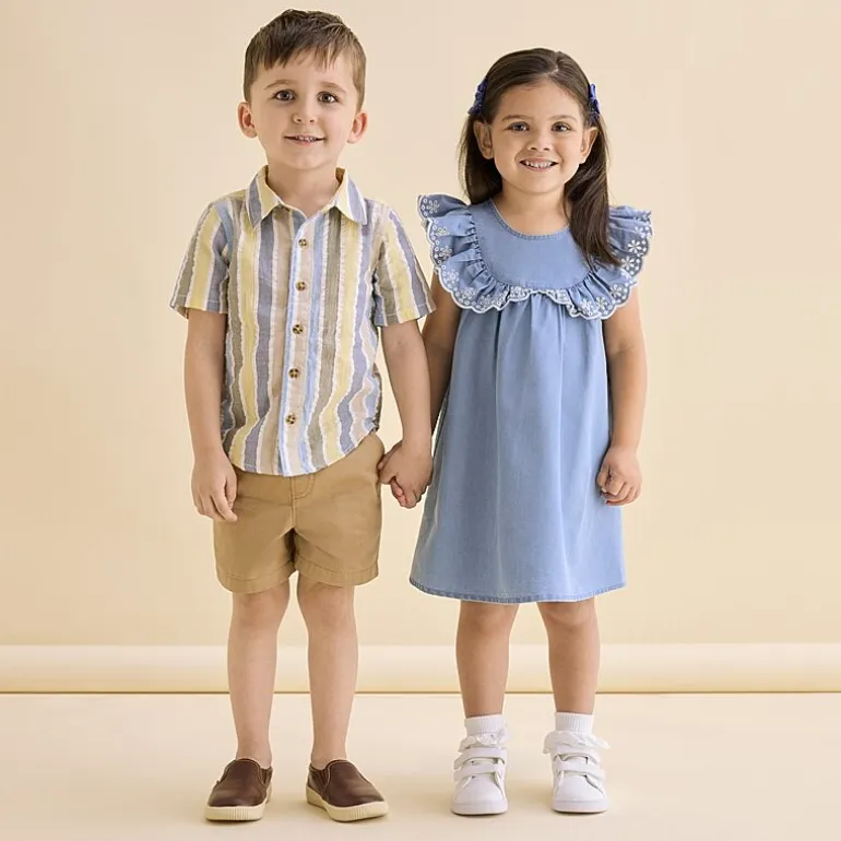 Okie Dokie Toddler & Little Girls Sleeveless A-Line Dress