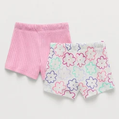 Okie Dokie Toddler & Little Girls 2 Pack Pull-On Short