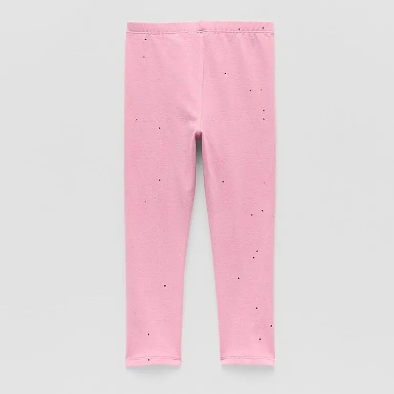 Okie Dokie Toddler & Little Girls Knit Skinny Full Length Leggings