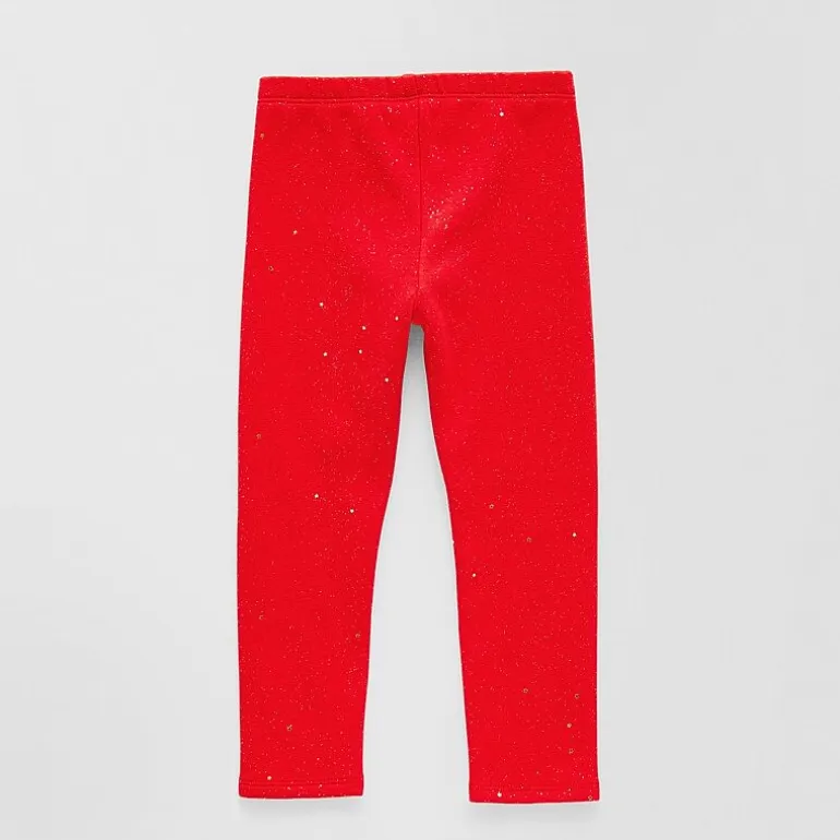 Okie Dokie Toddler & Little Girls Fleece Skinny Full Length Leggings