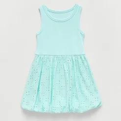 Okie Dokie Toddler & Little Girls Bubble Hem Sleeveless A-Line Dress