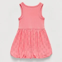 Okie Dokie Toddler & Little Girls Bubble Hem Sleeveless A-Line Dress