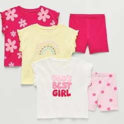Okie Dokie Toddler & Little Girls 5-pc. Short Set