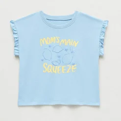 Okie Dokie Toddler & Little Girls Crew Neck Sleeveless Regular Fit Graphic T-Shirt