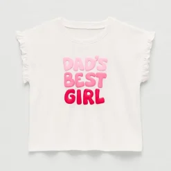 Okie Dokie Toddler & Little Girls Crew Neck Sleeveless Regular Fit Graphic T-Shirt