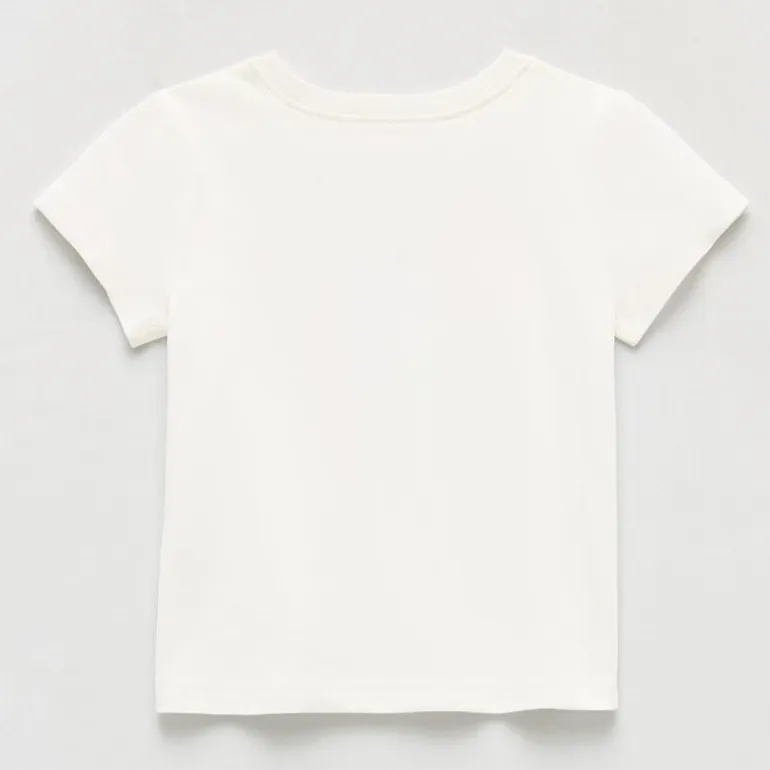 Okie Dokie Toddler & Little Girls Round Neck Short Sleeve Regular Fit Graphic T-Shirt