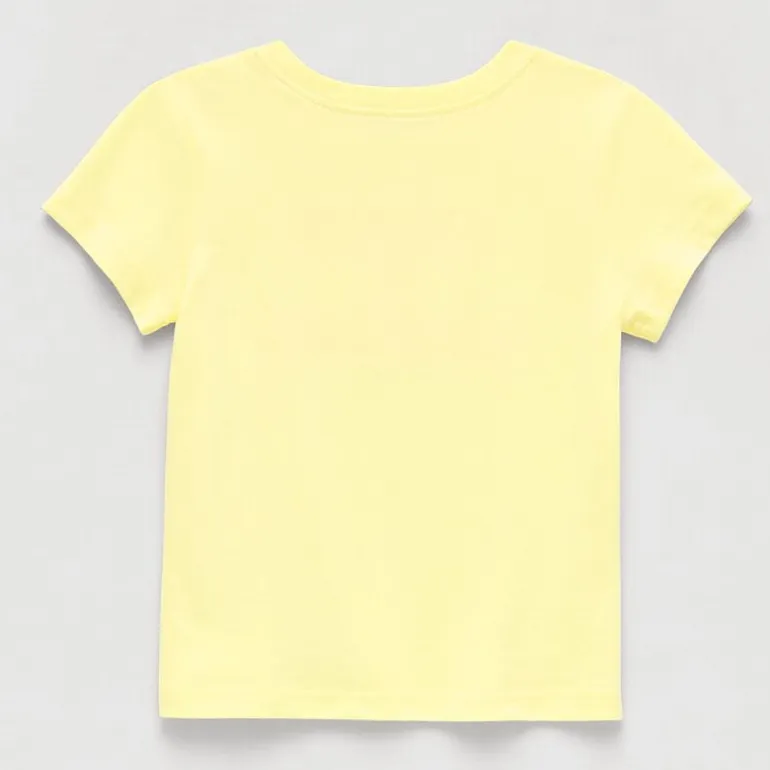 Okie Dokie Toddler & Little Girls Round Neck Short Sleeve Regular Fit Graphic T-Shirt