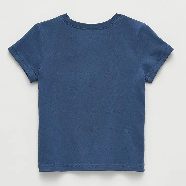Okie Dokie Toddler & Little Girls Round Neck Short Sleeve Regular Fit Graphic T-Shirt