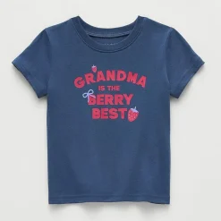 Okie Dokie Toddler & Little Girls Round Neck Short Sleeve Regular Fit Graphic T-Shirt