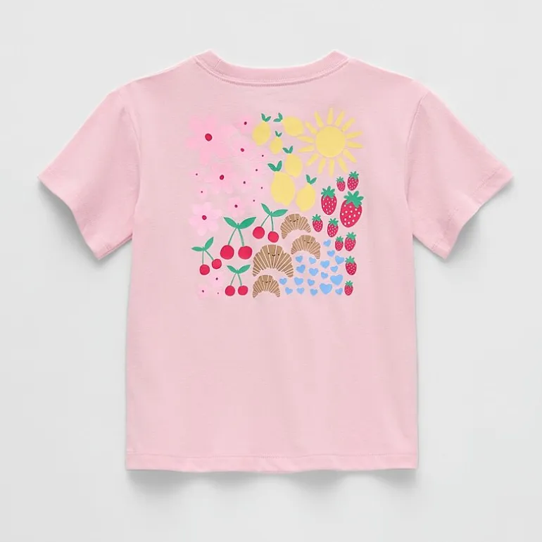 Okie Dokie Toddler & Little Girls Round Neck Short Sleeve Relaxed Fit Graphic T-Shirt