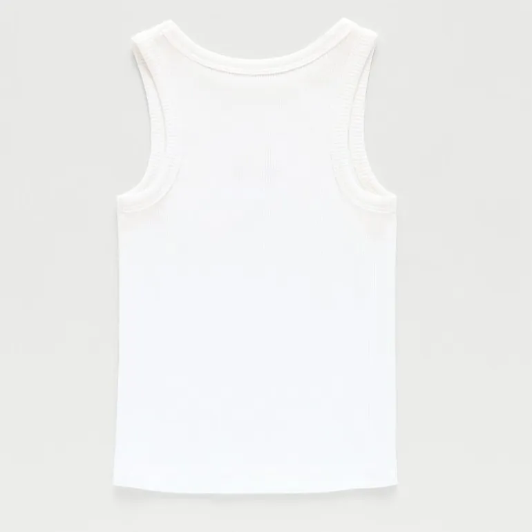 Okie Dokie Toddler & Little Girls Round Neck Sleeveless Tank Top