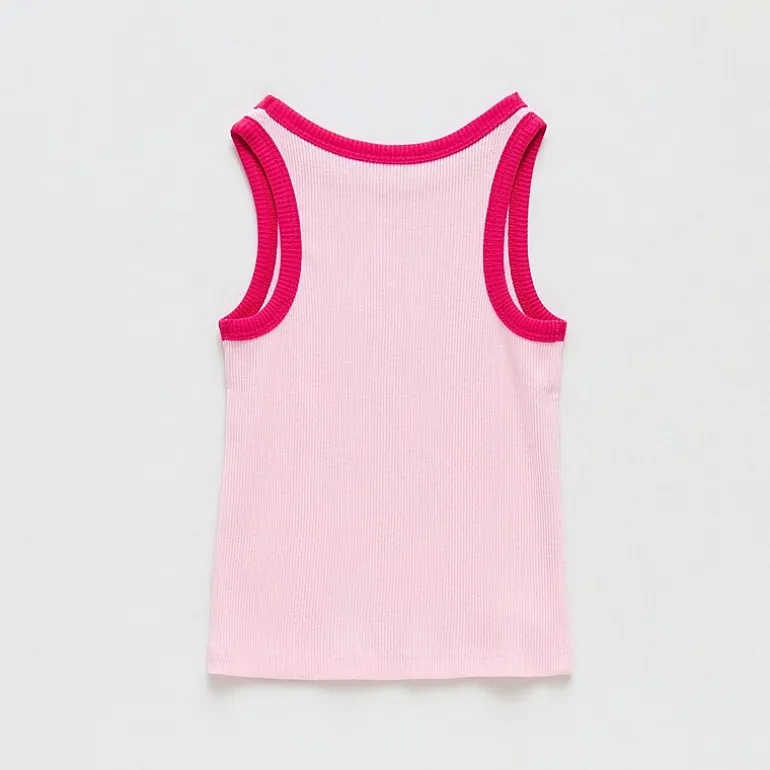Okie Dokie Toddler & Little Girls Round Neck Sleeveless Tank Top