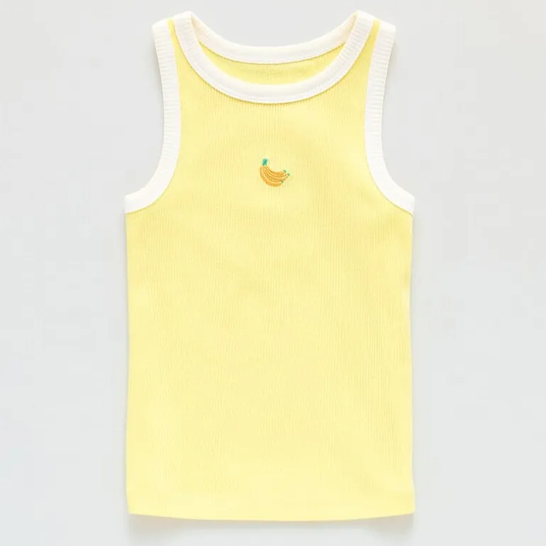Okie Dokie Toddler & Little Girls Round Neck Sleeveless Tank Top