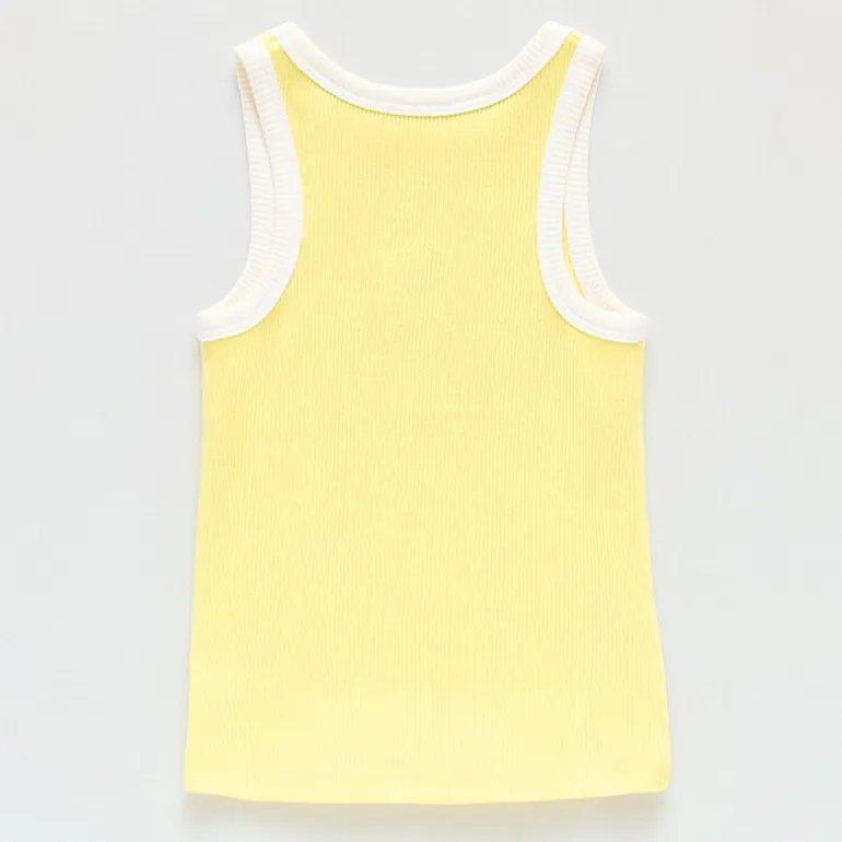Okie Dokie Toddler & Little Girls Round Neck Sleeveless Tank Top