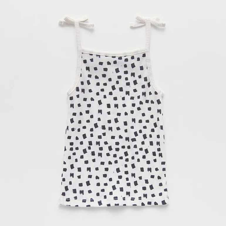 Okie Dokie Toddler & Little Girls Straight Neck Sleeveless Tank Top