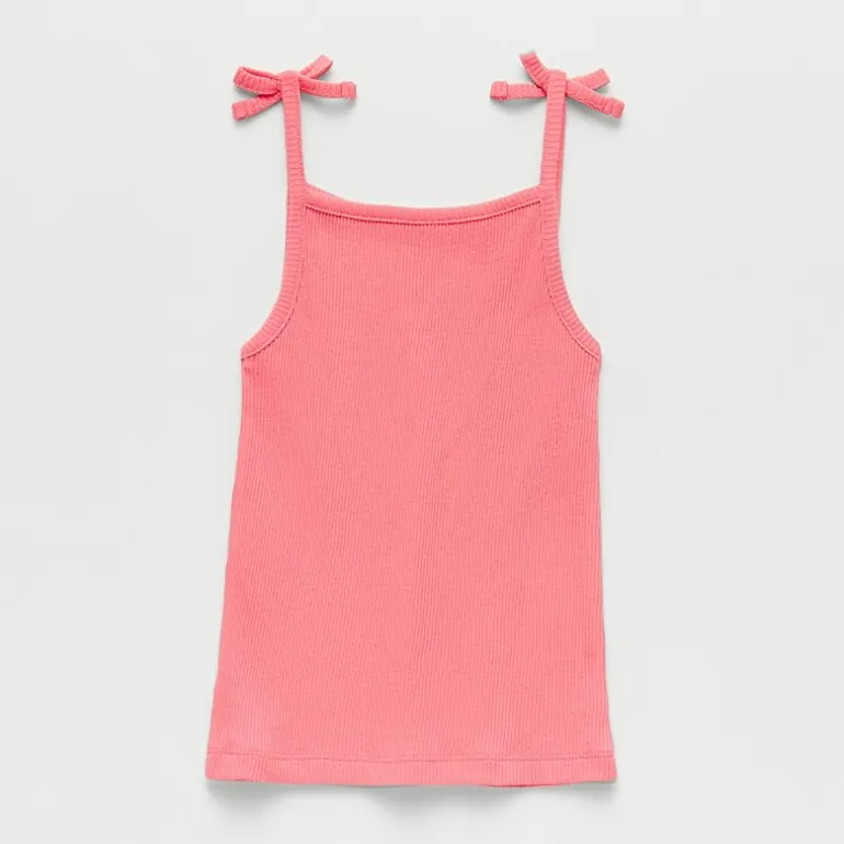 Okie Dokie Toddler & Little Girls Straight Neck Sleeveless Tank Top