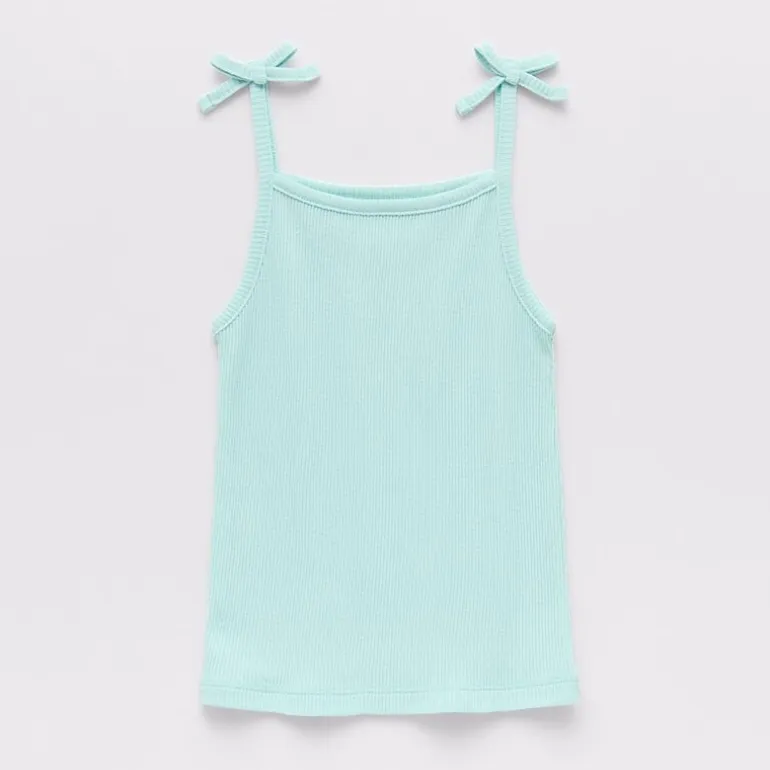 Okie Dokie Toddler & Little Girls Straight Neck Sleeveless Tank Top