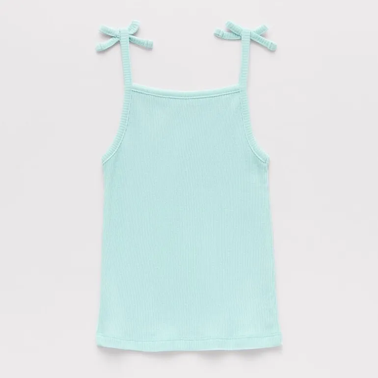 Okie Dokie Toddler & Little Girls Straight Neck Sleeveless Tank Top