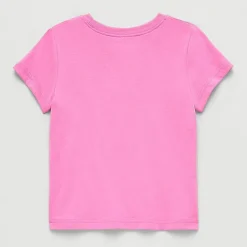 Okie Dokie Toddler & Little Girls Round Neck Short Sleeve Regular Fit Graphic T-Shirt