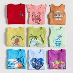 Okie Dokie Toddler & Little Girls Round Neck Sleeveless Tank Top