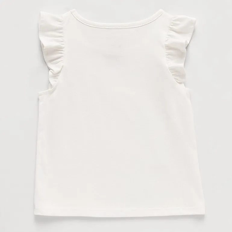 Okie Dokie Toddler & Little Girls Round Neck Sleeveless Tank Top