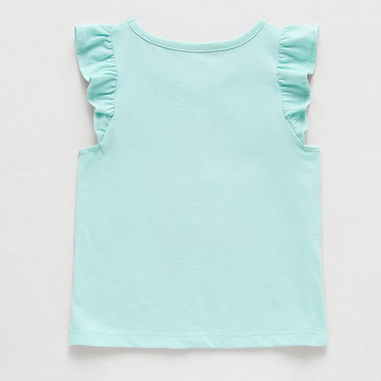 Okie Dokie Toddler & Little Girls Round Neck Sleeveless Tank Top