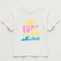 Okie Dokie Toddler & Little Girls Crew Neck Short Sleeve Relaxed Fit Graphic T-Shirt