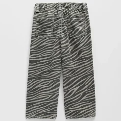Okie Dokie Toddler & Little Girls Adjustable Waist Wide Leg Jean