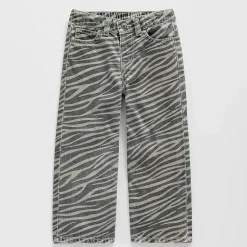 Okie Dokie Toddler & Little Girls Adjustable Waist Wide Leg Jean