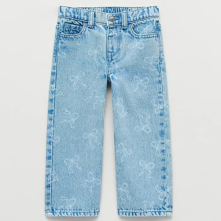 Okie Dokie Toddler & Little Girls Adjustable Waist Loose Fit Jean