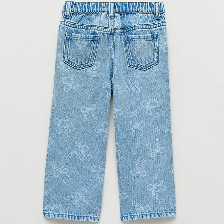 Okie Dokie Toddler & Little Girls Adjustable Waist Loose Fit Jean