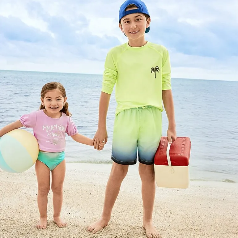 Okie Dokie Toddler & Little Girls 2-pc. Rash Guard Set