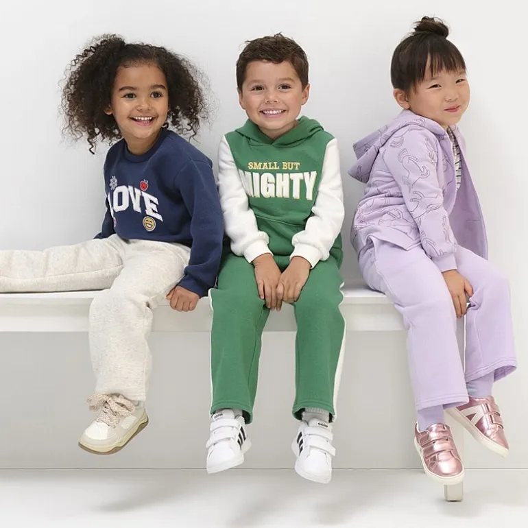 Okie Dokie Toddler & Little Unisex Wide Leg Regular Fit Fleece Pull-On Pant