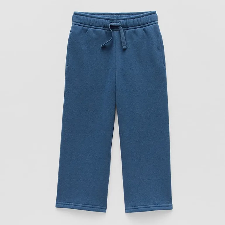 Okie Dokie Toddler & Little Unisex Wide Leg Regular Fit Fleece Pull-On Pant