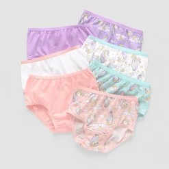 Okie Dokie Toddler 7 Pack Girls Brief Panty 351210