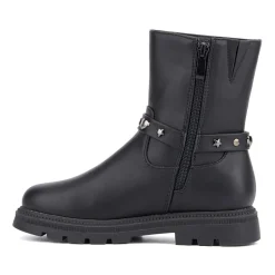 Olivia Miller Little & Big Kid Girls Harness Lug Flat Heel Chelsea Boots
