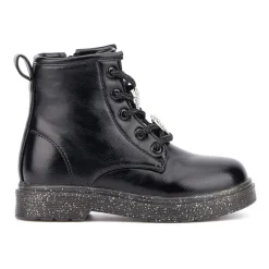 Olivia Miller Toddler Girls Space Case Flat Heel Lace Up Boots