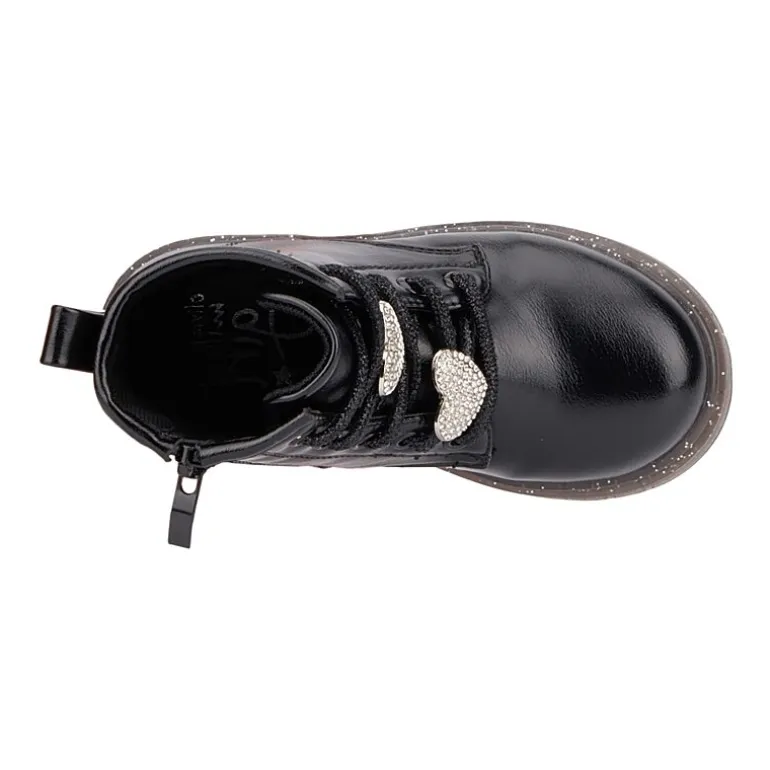 Olivia Miller Toddler Girls Space Case Flat Heel Lace Up Boots