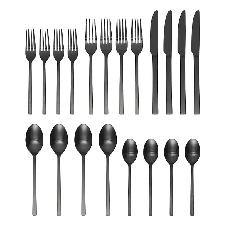 Oneida Allay Midnight 20-pc. Flatware Set
