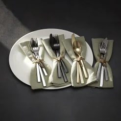 Oneida Chef's Table Black 20-pc. Everyday Flatware Set