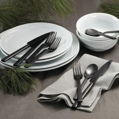 Oneida Chef's Table Black 20-pc. Everyday Flatware Set